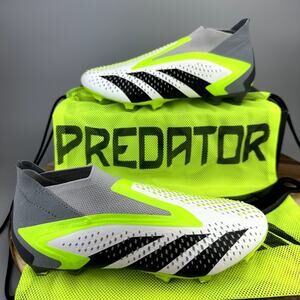 Adidas Predator Accuracy + FG Men's 7.5 Womens 8.5 Laceless Soccer Cleats GZ2604